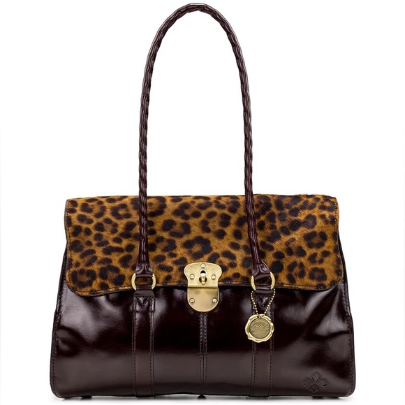 Patricia Nash Handbags - Patricia Nash Vienna Leopard Satchel Into The Wild Collection